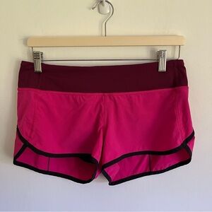 Lululemon Speed Athletic Shorts Stretch Jewelled Magenta / Dashing Purple US 6